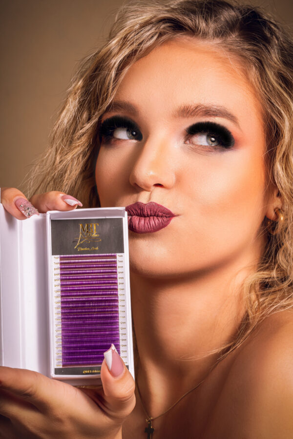 MRT Delux Fantasy Lash Art | Színes műszempillák (D, CC - 0,07)